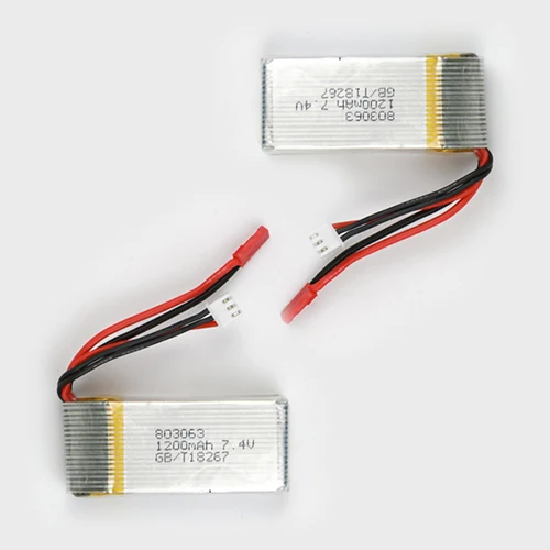 Высокая емкость 7 4 в 1200 мАч батарея Rc Quadcopter Запчасти для MJX X101 X102h JJRC X6 RC Дрон |
