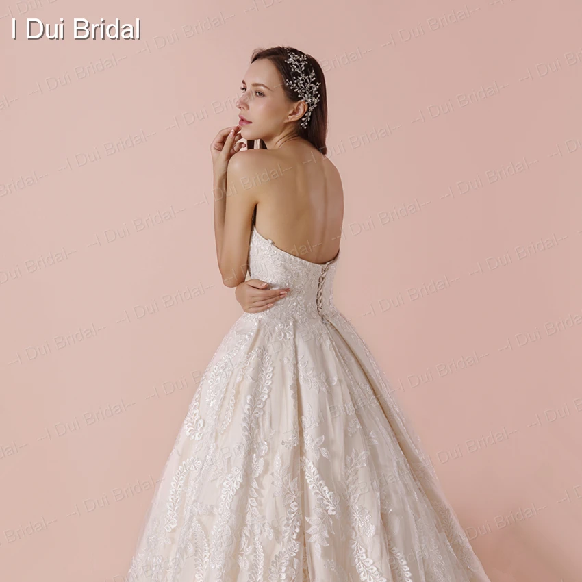 Sweetheart Ball Gown Wedding Dress Unique High Quality Lace