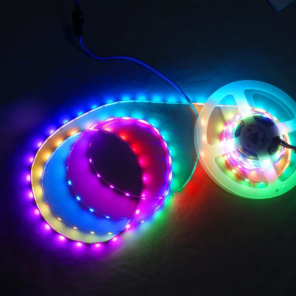 Модифицируемая 4 м 60 светодиодов s/m DC5V SK6812MINI 3535 полноцветная rgb светодиодная