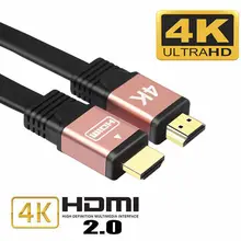BESIUNI HDMI 2 0 кабель с позолоченным покрытием 4K * 2K 30AWG HD 18 Гбит/с 3D