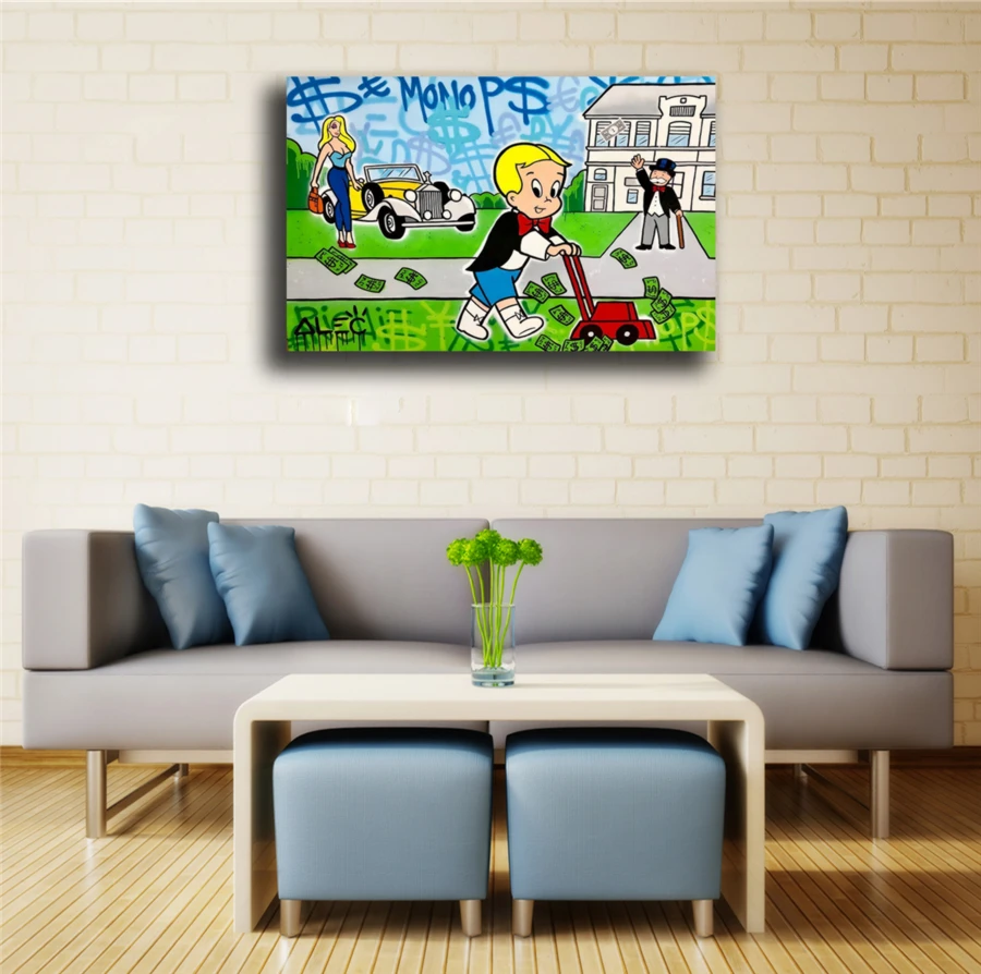 Alec Monopolys HD Wall Art Холст с печатью постера живопись декоративная картина для офиса