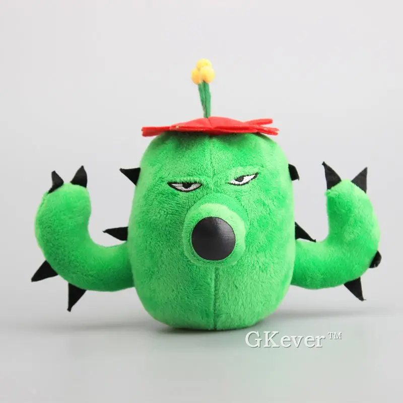 Cactus Горячая 14 видов стилей Зомби Фигурки растения плюшевые мягкие игрушки куклы - Цвет: Cactus
