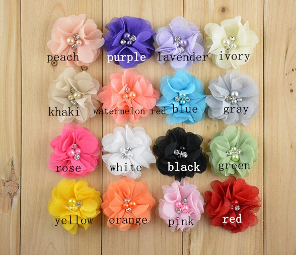 Женский шифоновый головной убор со стразами жемчужинами и цветами|flower girl dresses