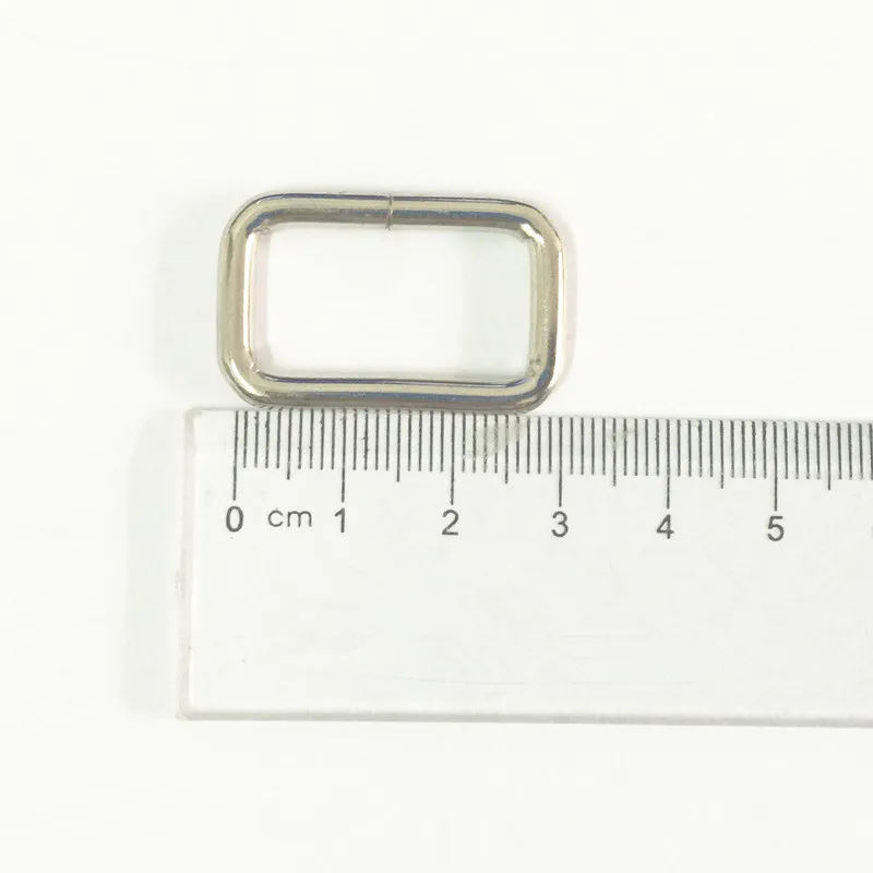 Пряжка металлическая прямоугольная серебристая 1 дюйм 2 5 см 50 шт./лот аксессуары