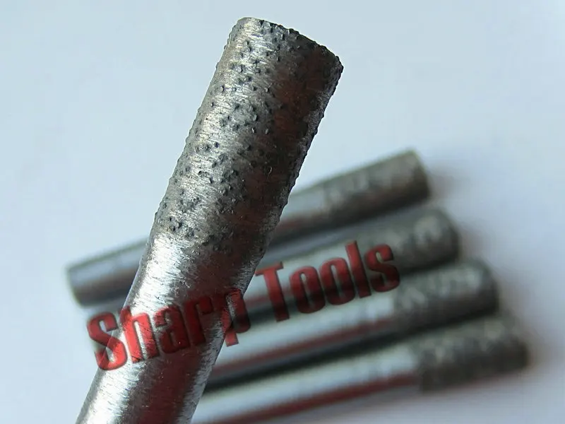 Износостойкие алмазные фрезы с плоским дном 5 шт./компл. 8 мм фрезерные