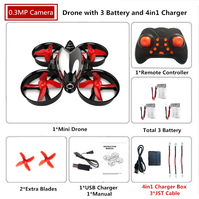 S6 with 0.3MP Camera RH808/RH808HW мини-Дрон с камерой 0.3MP высота Hode RC Квадрокоптер с камерой игрушка 2,4G RC вертолет 6 осей VS H36 E010 - Цвет: S6 with 0.3MP Camera