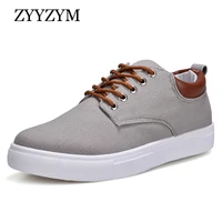 zyyzym men shoes canvas lace up style breathable top fashion trend vulcanized shoes student youth shoes men large size eur 45 46