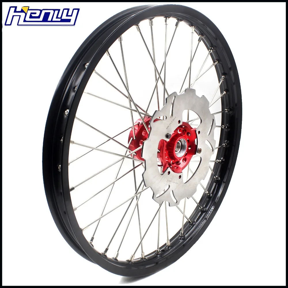 21/18 обод мотоцикла эндуро Cush приводные колеса Набор для HONDA CRF250R 2004-2013 CRF450R 2002-2012 диски Диски