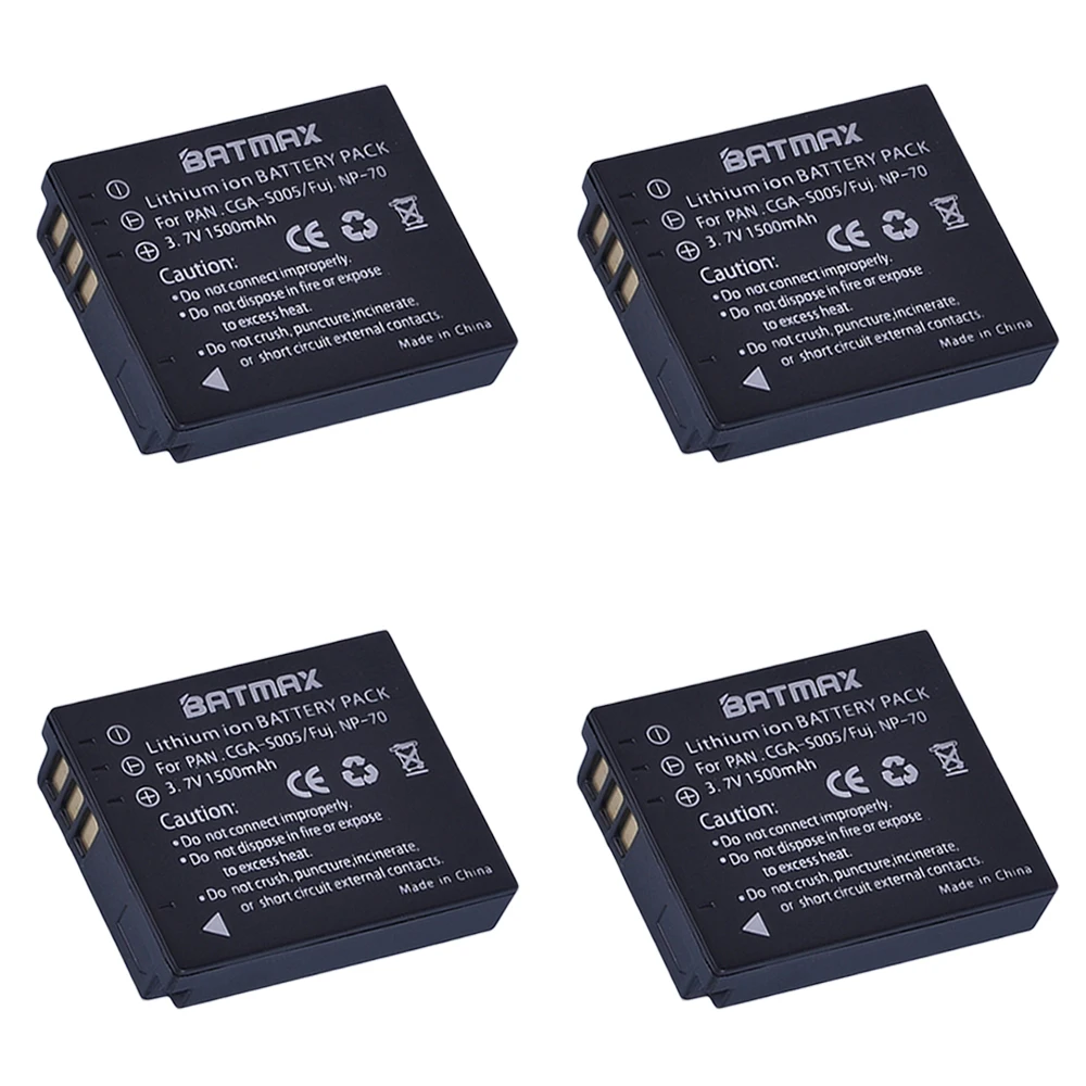 (4 шт. в упаковке) Φ CGA S005 CGAS005 батареи для PANASONIC CGA-S005 FX9 FX10 FX12 FX50 FX150 LX1 LX2