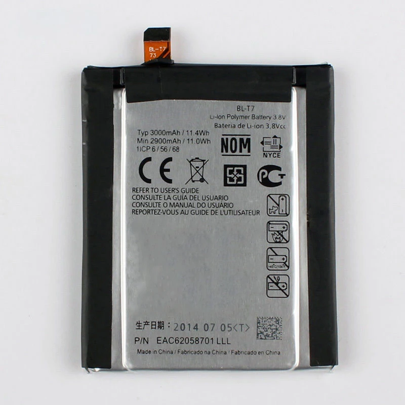 

ISUN 5pcs/lot Battery for LG Optimus G2 BLT7 D802/ D801 /D800 P693 L-01F LS980/ VS9801 /VS980 /LS980 mobile phone batteries