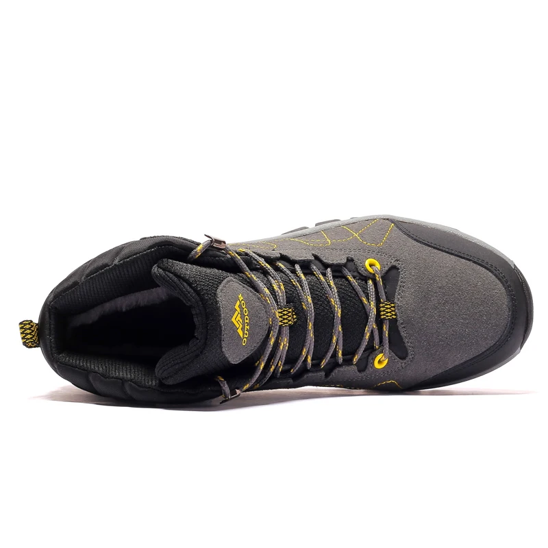 ShangFanDeng/мужские ботинки зимние меховые теплые мужские размера плюс рабочая обувь