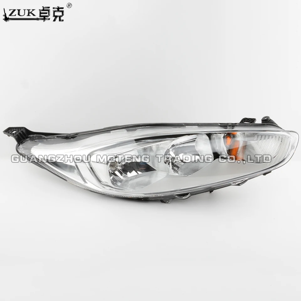 ZUK высокое качество Левая Правая передняя фара Фара для Ford Fiesta 2013 белый Тип черный Тип