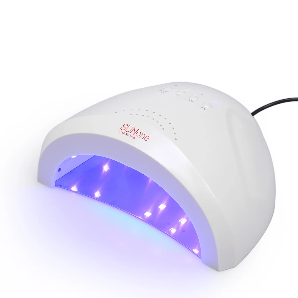SUNone 24/48W для ногтей, УФ-лампа для Гель-лак для ногтей светодиодный лед светильники для маникюра сушильная машина для всех гель для ногтей для Полимеризации Гель-лака сушилка