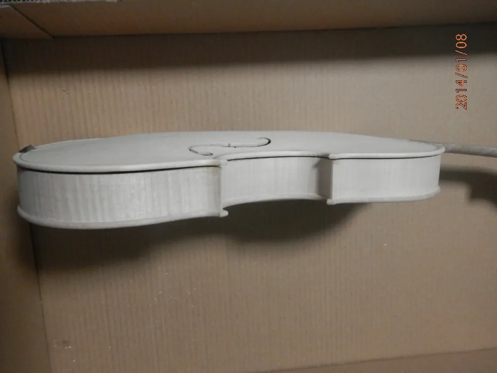Белая НЕОБРАБОТАННАЯ скрипка неприклеенная в стиле барокко размер 4/4|white unfinished