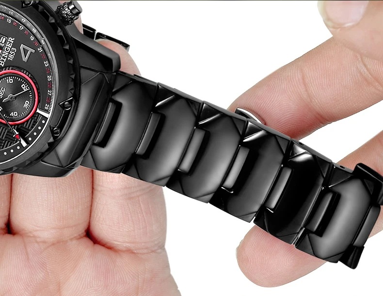 Хэллоуин часы хронограф 2016 Новинка кварцевые наручные Спорт кожаный ремешок