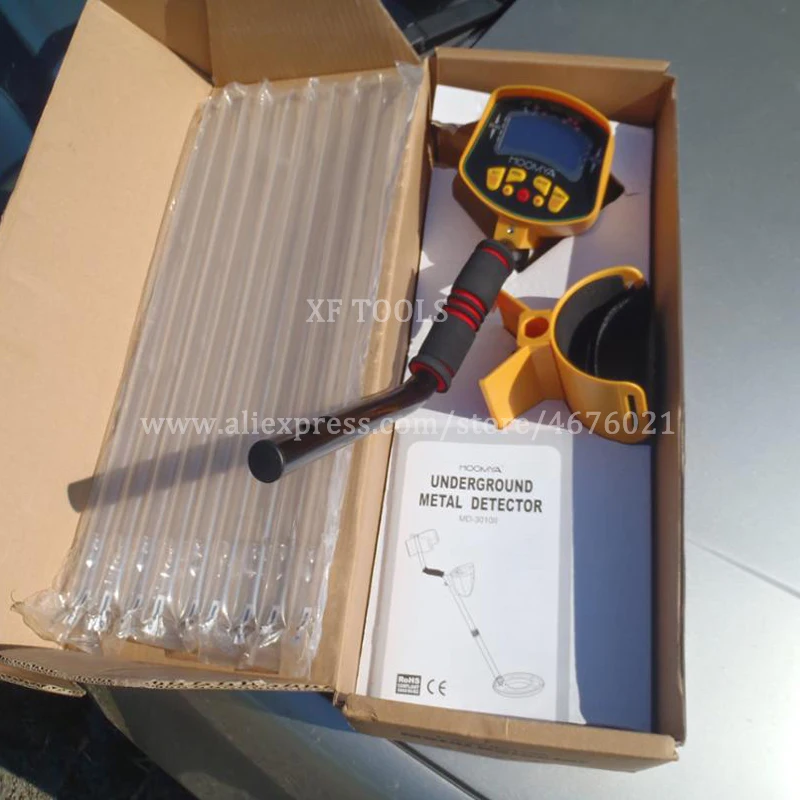 MD-3010II Профессиональный металлоискатель Подземный обнаружения самородок finder MD