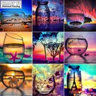 KAMY YI 5D алмазная живопись полный квадратный пейзаж Алмазная вышивка распродажа пейзаж Стразы картины Алмазная фотография