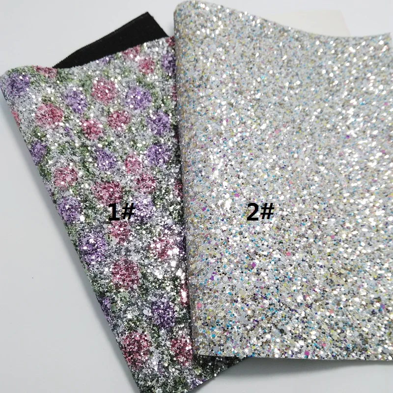 1PCS A4 SIZE 21X29cm Alisa Glitter Vinyl For Bows Chunky Leather Faux Sheets Plaids for DIY B03E | Дом и сад