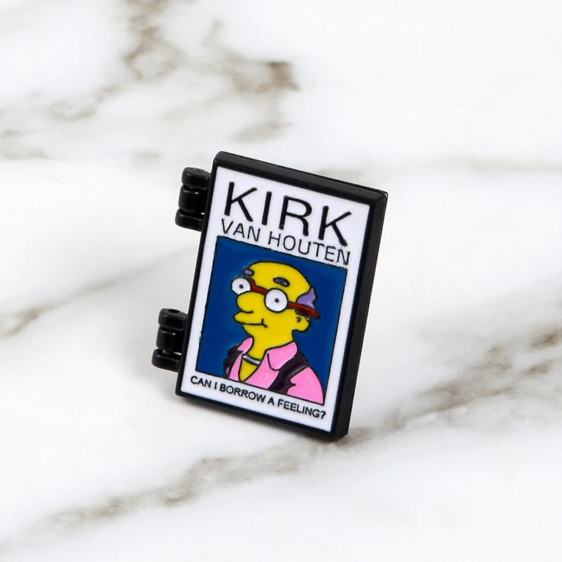 Мультяшные Броши с музыкальной лентой анимационными персонажами откидной Чехол