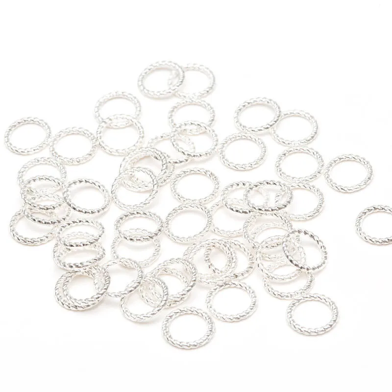 60 шт./лот 8 мм скручивающееся кольцо ювелирные изделия очаровательные звенья