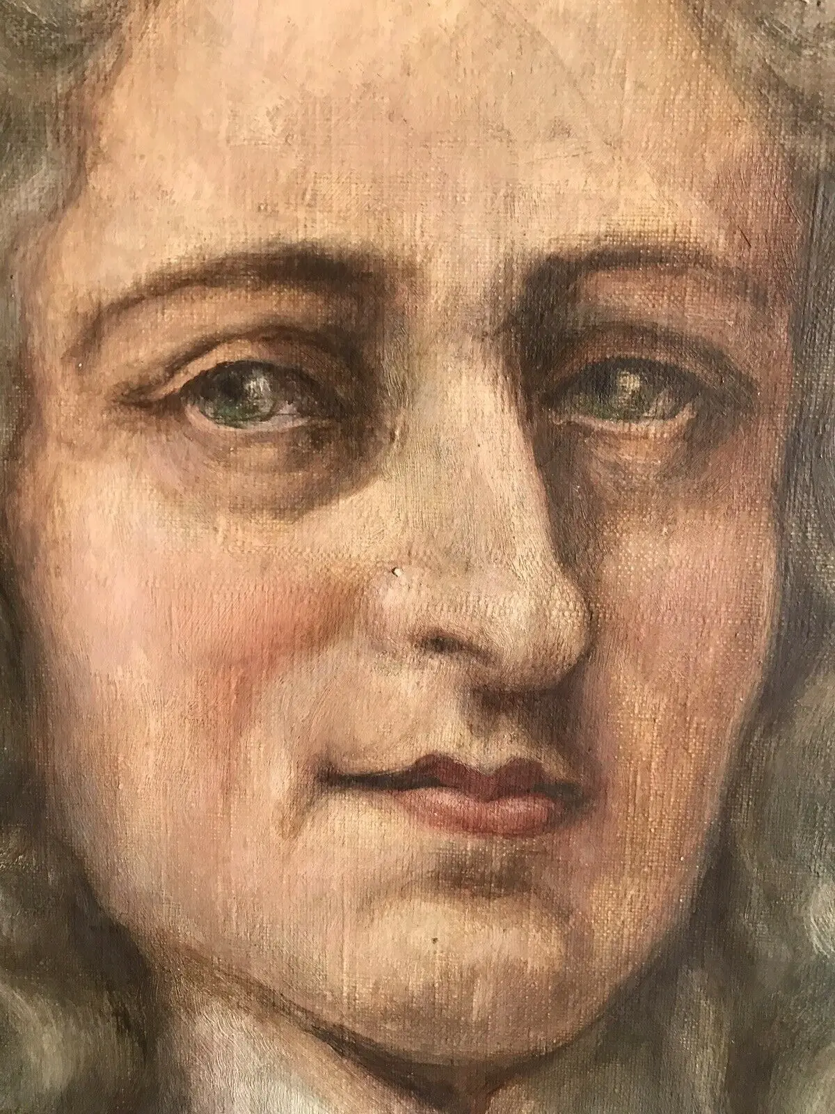 Старинная картина маслом ручной работы художника на холсте: портрет джентльмена