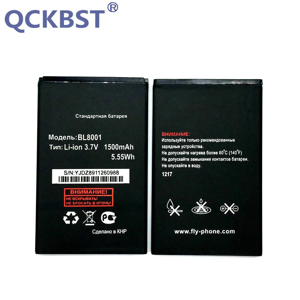 Аккумулятор QCKBST Fly BL8001 IQ 4490 для сотового телефона IQ4490 оригинальные Сменные