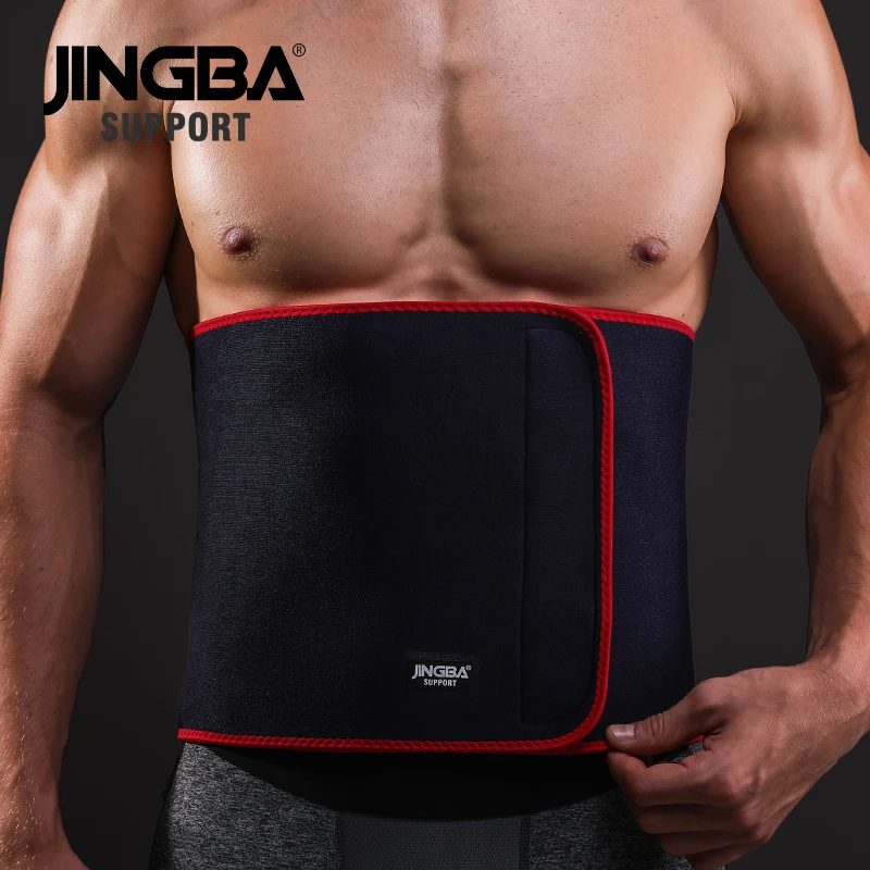 JINGBA поддержка талии триммер Slim fit брюшный пояс для похудения запотевающий в