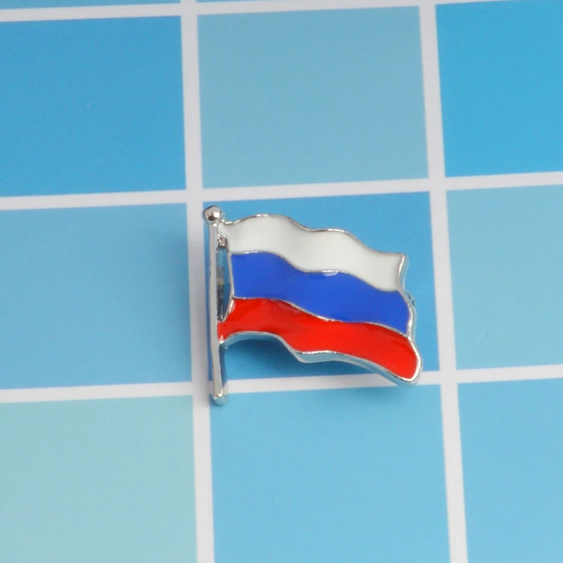 Креативные подарки с Металлический Нагрудный Знак флагом России | Украшения и