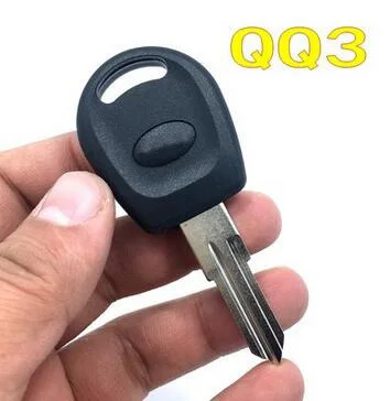 QQ3 Резервный транспондер ключ оболочки чехол для Chery QQ QQ3 QQ6 Cowin цельный брелок ключ крышка пустой с логотипом - Количество кнопок: QQ3