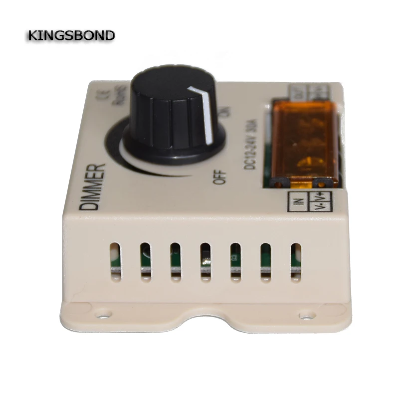 

White LED Dimmer DC12-24V 30A 360W Adjustable Brightness Lamp Digital Dimming Strip Driver Power for LED Lights