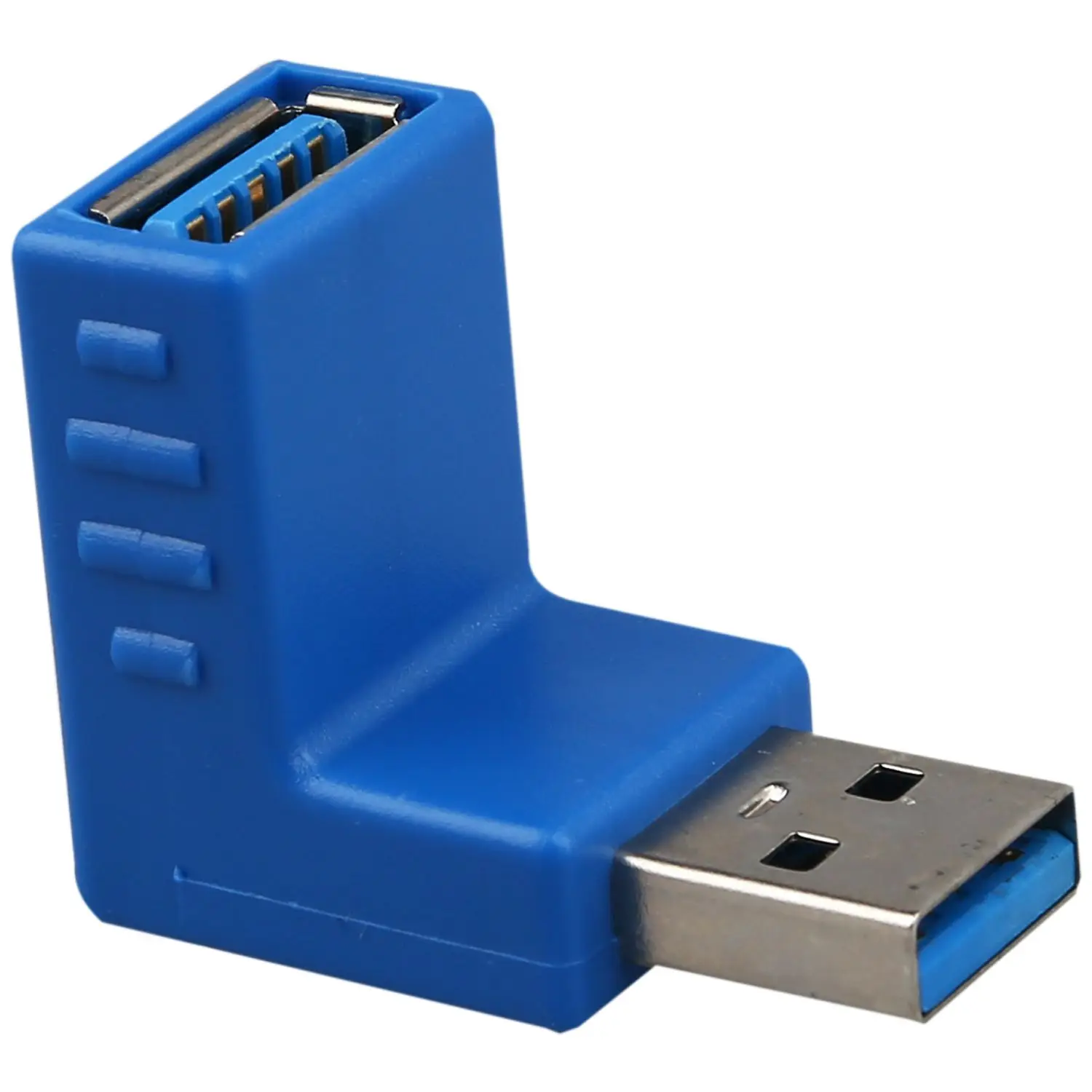Новый 2 Pack USB 3 0 A папа к гнезду M/F 90 градусов угловой адаптер переходник