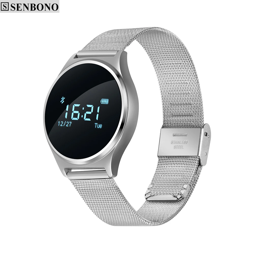 SENBONO M7 Bluetooth Smart группа поддержки Сенсорный экран браслет крови Давление монитор
