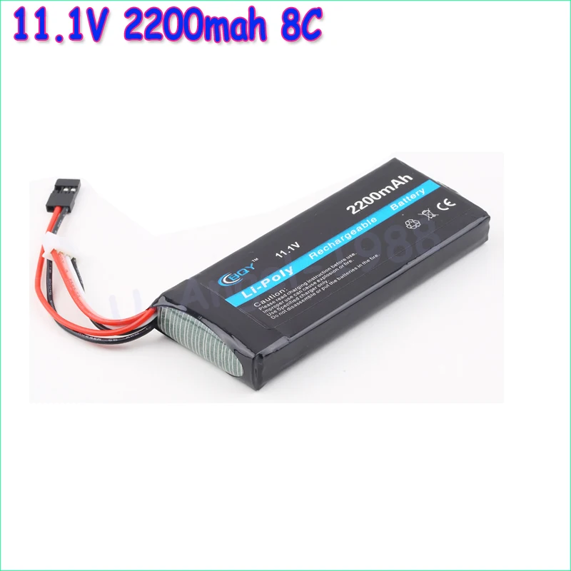 5 шт. 3PK 6EX 11 1 В 2200 мАч 10C RC TX передатчик батарея для FUTABA Radiolink T6EHP ESK E WFLY KDS TX|transmitter