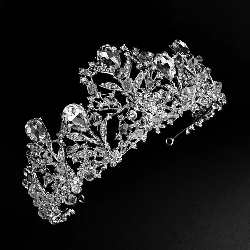 bride wedding crown hair jewelry bijoux women Tiara Headband head crystal rhinestone accessories tiara noiva | Украшения и