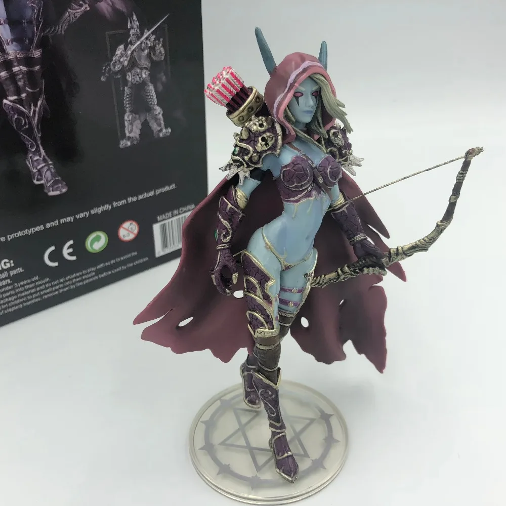 Sylvanas Темный Traxex ПВХ фигурка Windrunner Darkness Ranger Lady Коллекция Модель 14 см