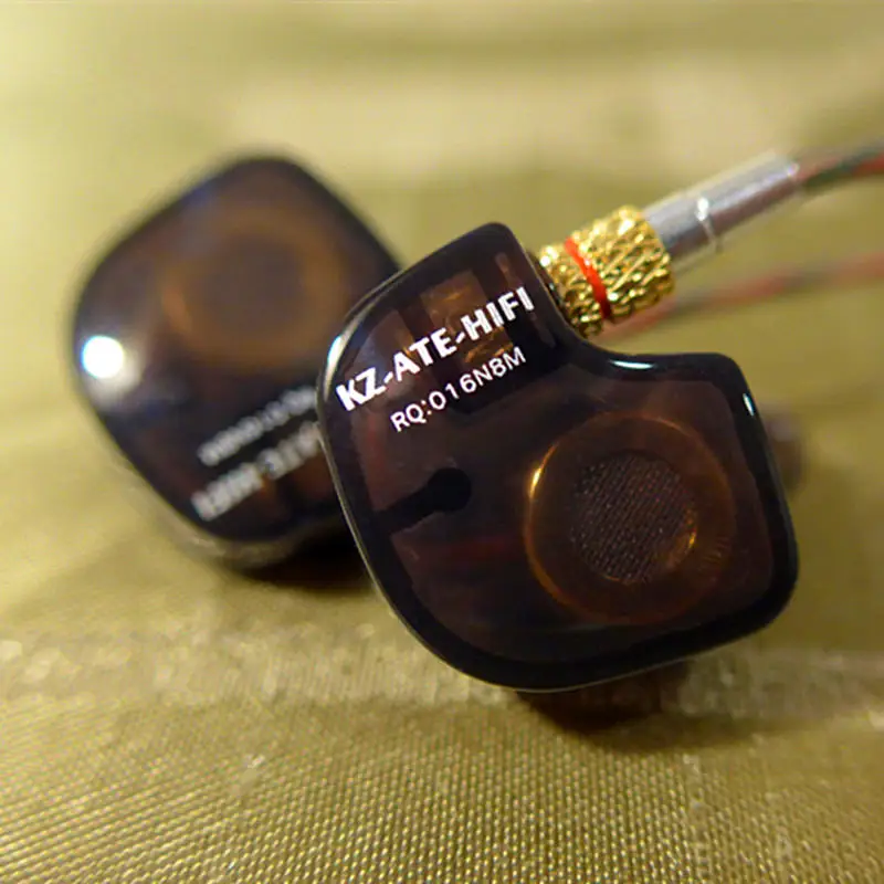 KZ ATE S медный проводок HiFi спортивные наушники в ухо для бега с пеной