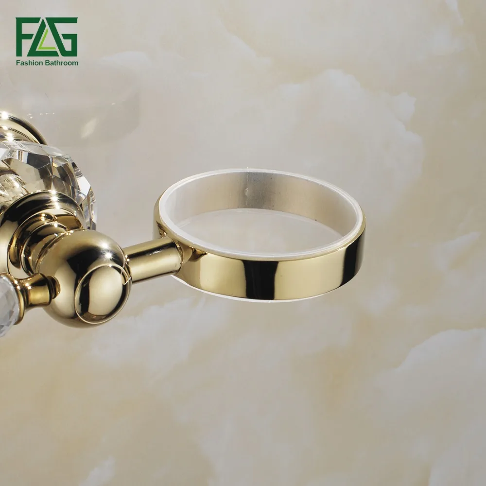 FLG Бесплатная доставка хрустальные и золотистые держатели для чашек стаканов