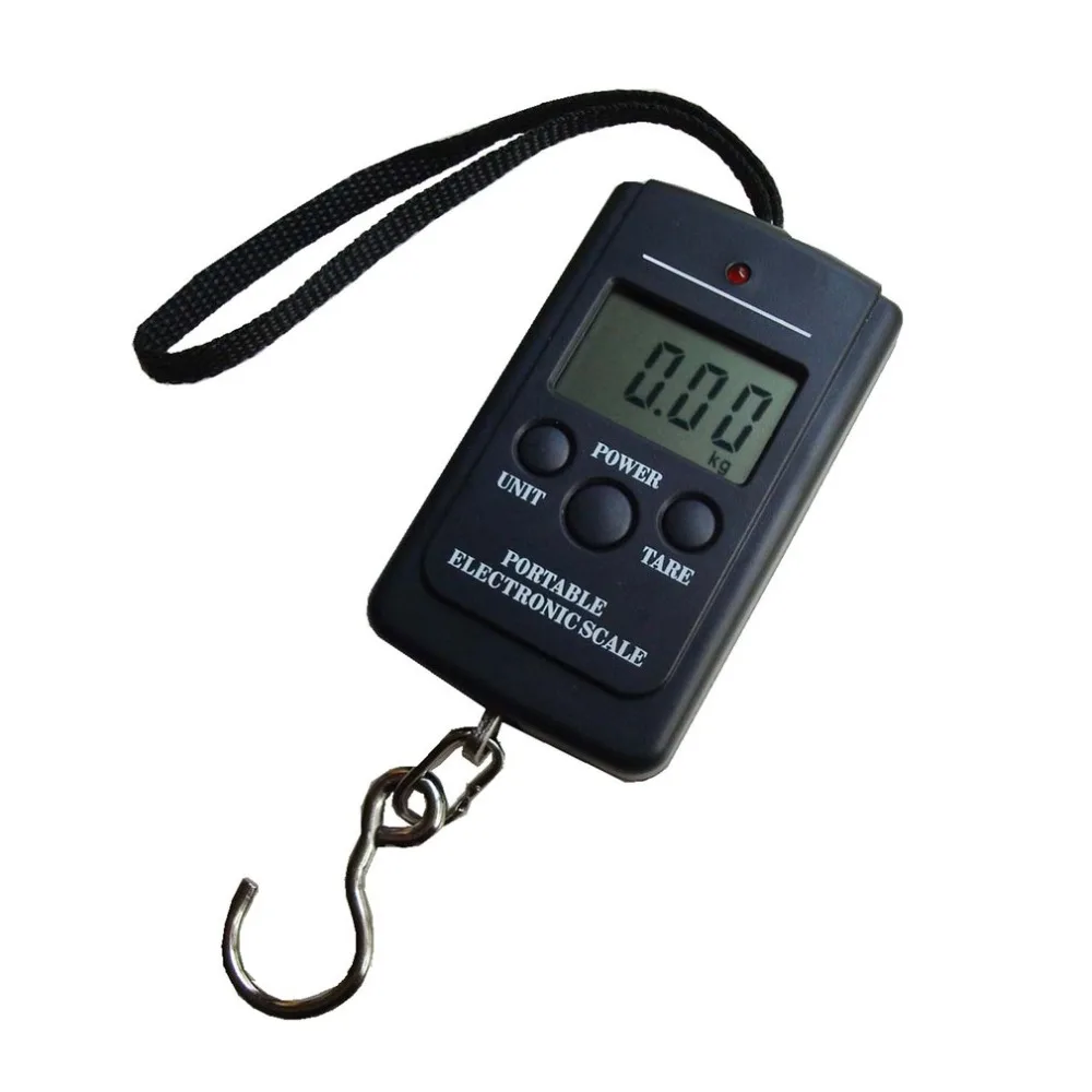 GY-004 40 кг/10 г портативные электронные ручные весы электронные весы с крючком весы светодиодный цифровой дисплей