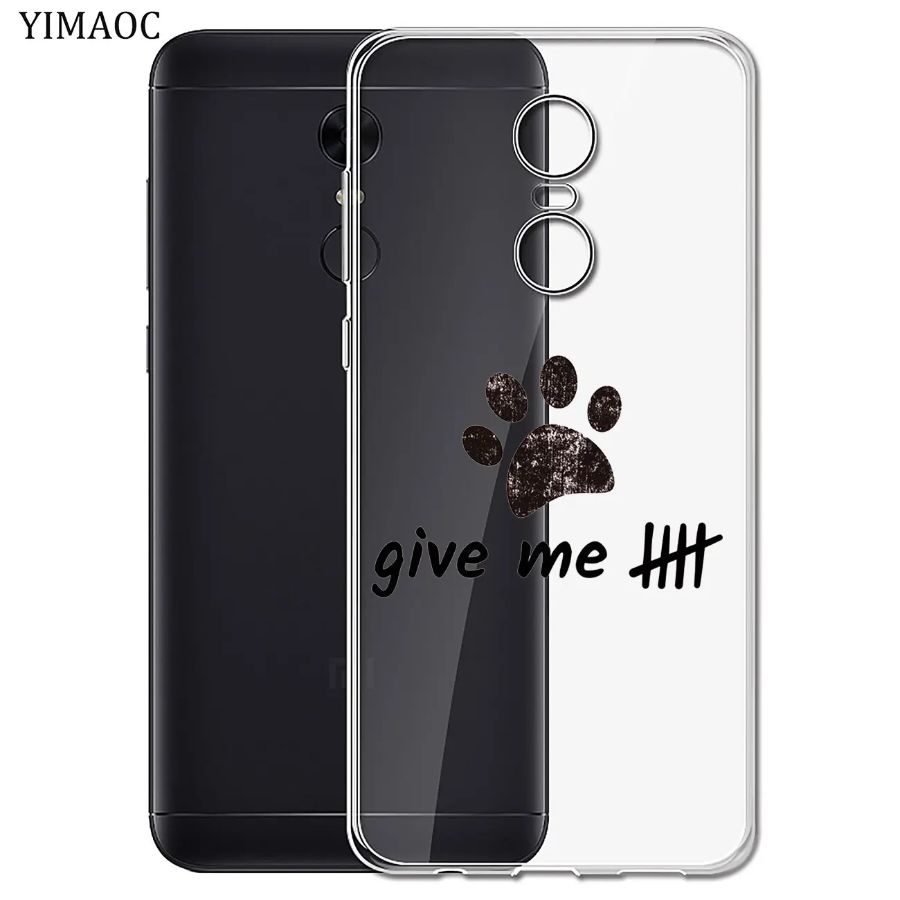 Мягкий силиконовый чехол YIMAOC Dog give me five Cat для Xiaomi Redmi K20 8A 7A 6A 5A 4A 4X S2 GO Note 8 7 6 5 Pro Plus 4 |