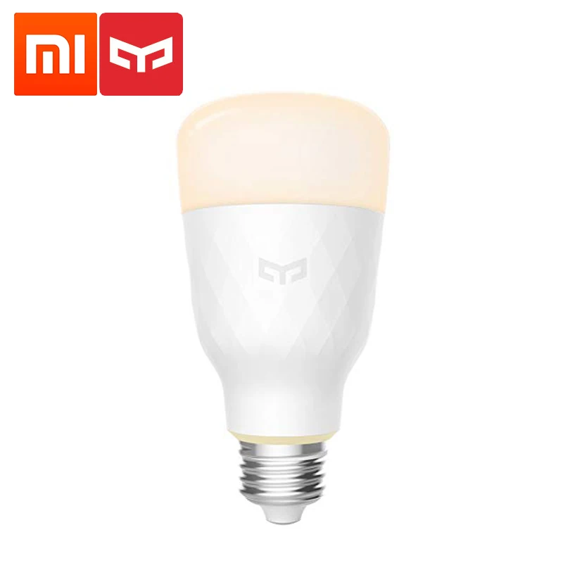 Белый Xiaomi Yee светильник Wifi умный светодиодный светильник лампа E27 800 люмен 10 Вт настраиваемый белый IFTTT умный дом автоматизация Google Assistant Alexa - Цвет: Белый