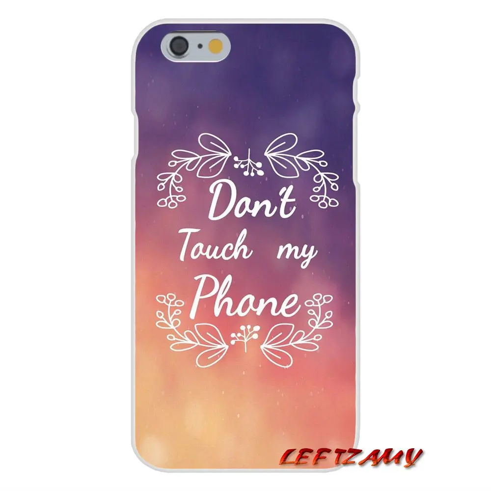 Для Samsung Galaxy S3 S4 S5 Mini S6 S7 Edge S8 S9 плюс Примечание 2 3 4 5 8 не dont Touch My аксессуары телефон