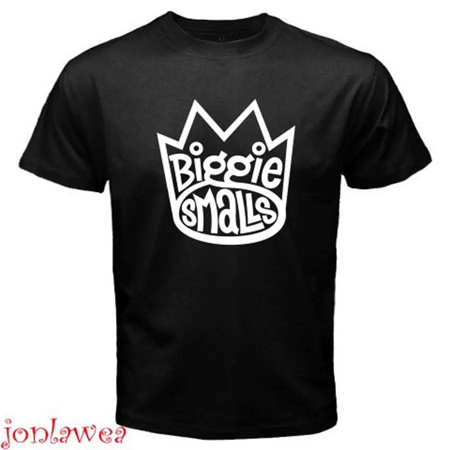 

Biggie Smalls Rap Hip Hop Music Logo Mens Black 2019 Fashion Brand Solid Color Short Sleeve Printing O-Neck T Shirts