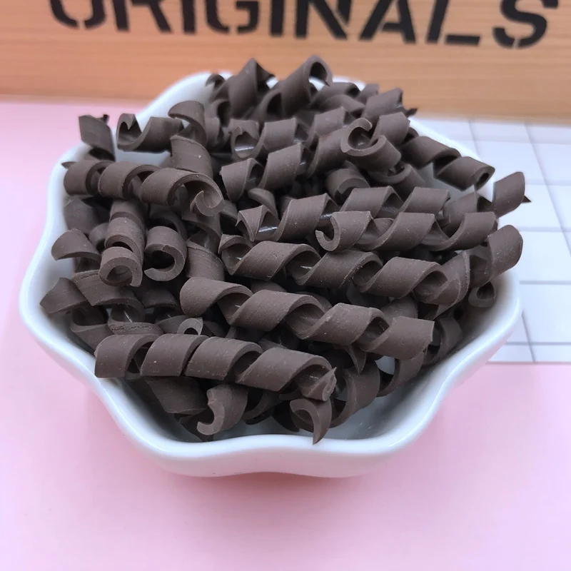 chocolate Горячая милые кавайные Зефир, глиняные вихревые конфеты для рукоделия, украшения для телефона, скрапбукинг, сделай сам - Цвет: chocolate