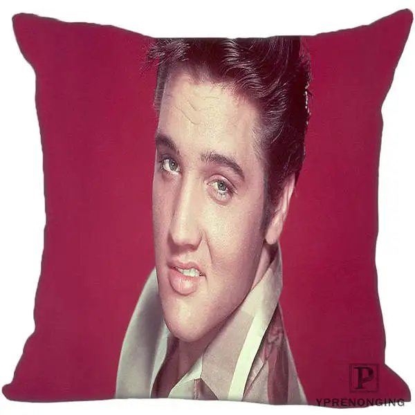 Square Pillowcases На Заказ Декоративная наволочка Элвис Пресли рок квадратная на молнии наволочка лучший подарок 35X35,40x40,45x45 см(одна сторона) 180516-30 - Цвет: Square Pillowcases