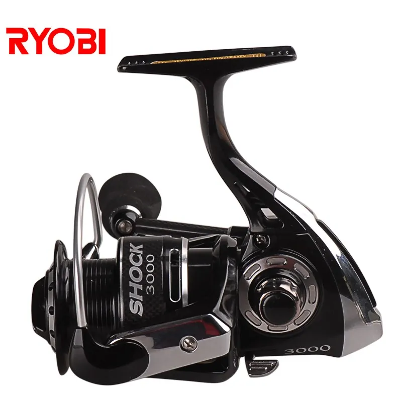 RYOBI SHOCK 7+ 1BB 5,0: 1 5,1: 1 1000-4000 Размер спиннинговые Рыболовные катушки 5 кг Drag Carretilhas De Pescaria Moulinet Peche катушка для карпа