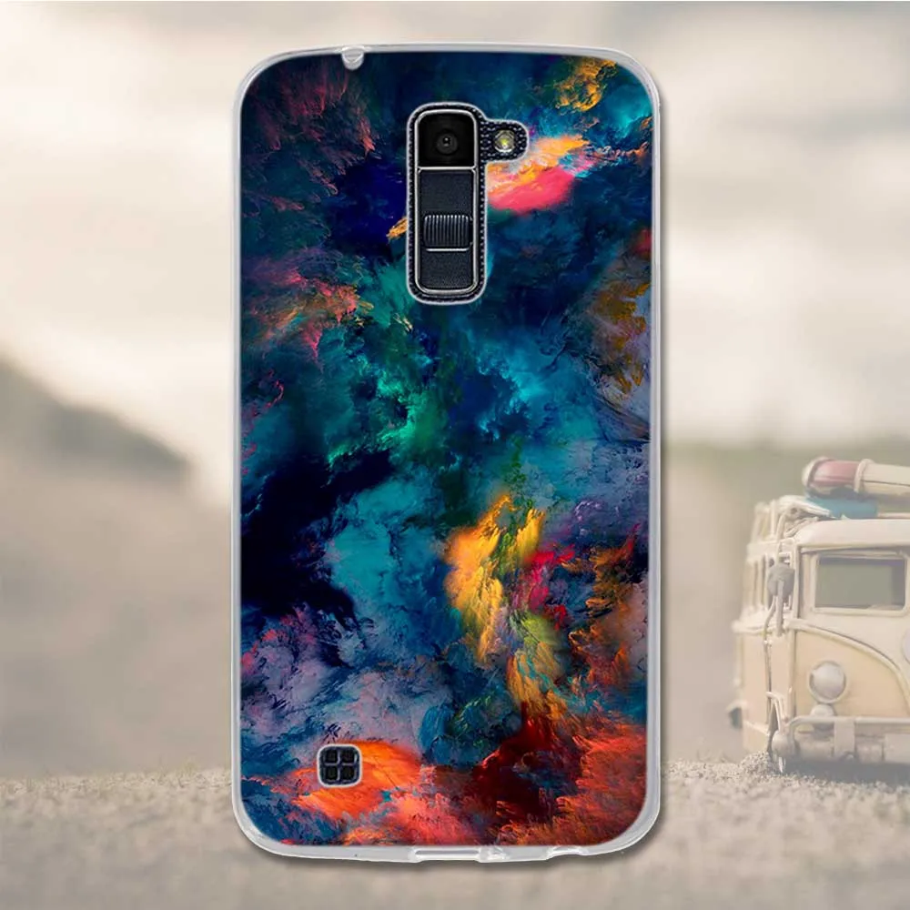 Мягкий 3D чехол с рисунком для LG K10 Lte K 10 K420N M2 K410 K430DS F670 двойной задняя крышка