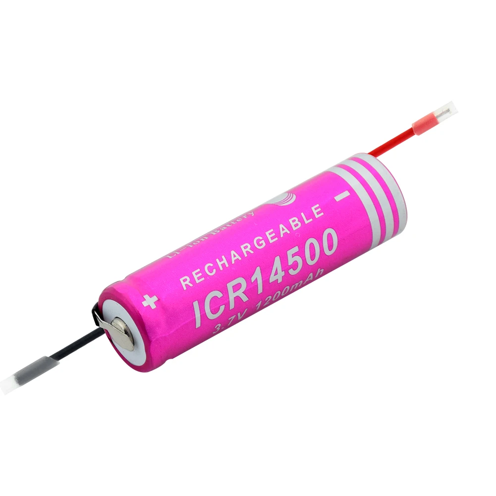 1/2/4 шт. ICR 14500 литий-ионная литиевая Батарея 3,7 V 1200 мАч фонарик Мощность банка am/fm радио сменная лампа Батарея 14500 литий Батарея