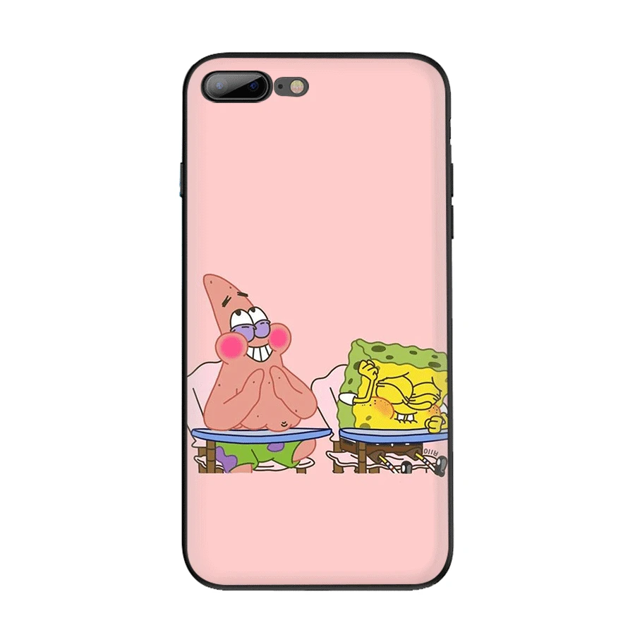 Губка Боб Квадратные Штаны чехол для мобильного телефона TPU iPhone 11 Pro XR X XS Max 7 8 6 6S Plus