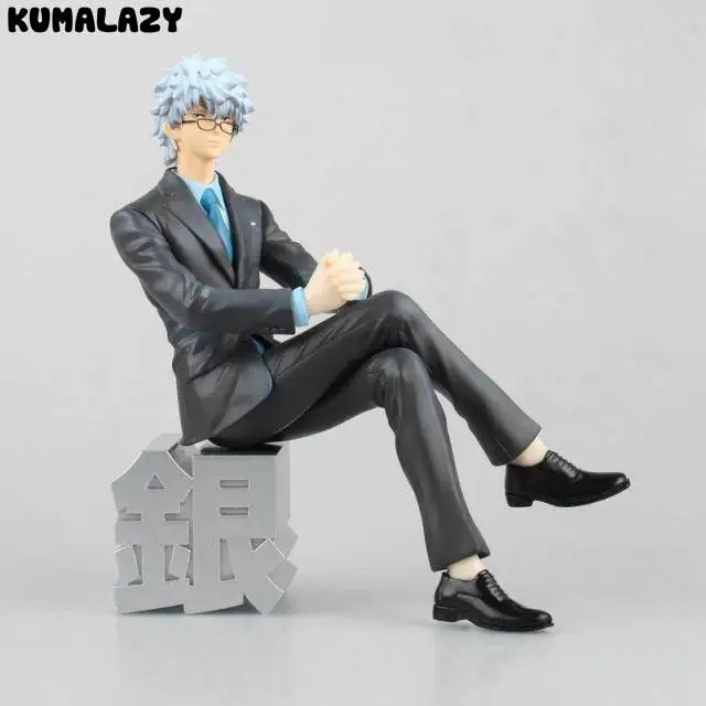 

GINTAMA Figure Sakata Gintoki Shimura Shinpachi Kagura Figure 18CM PVC GEM Suit Gintoki Action Figure Model