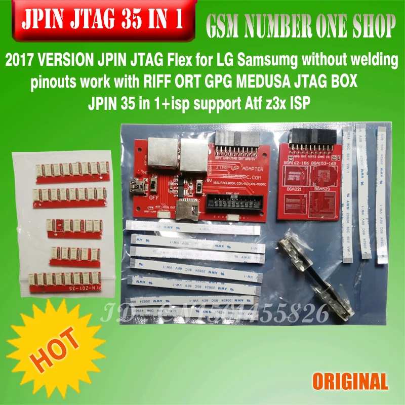 Оригинальный Новый MOORC JPIN JTAG Molex гибкий кабель 35 в 1 с адаптером ISP 5 1|cable molex|cable